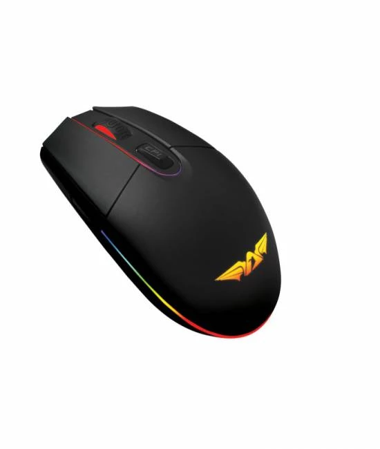 Armaggeddon Raven III Stealth 6400 CPI RGB Silent Gaming Mouse