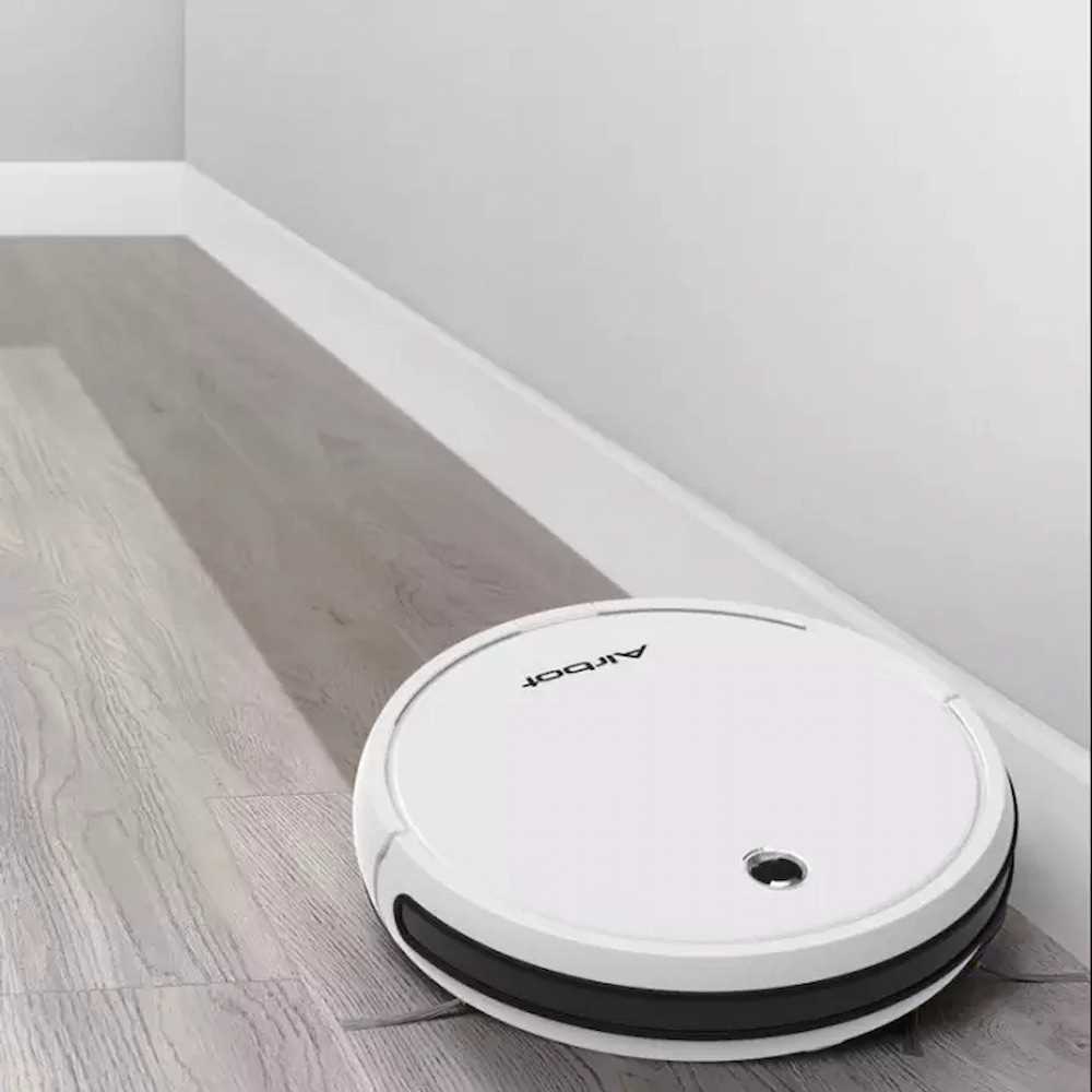Airbot A500 Slim 2500Pa Robotic Vacuum Cleaner, Washable Resuable HEPA, APP Map TUYA SMART, Slim