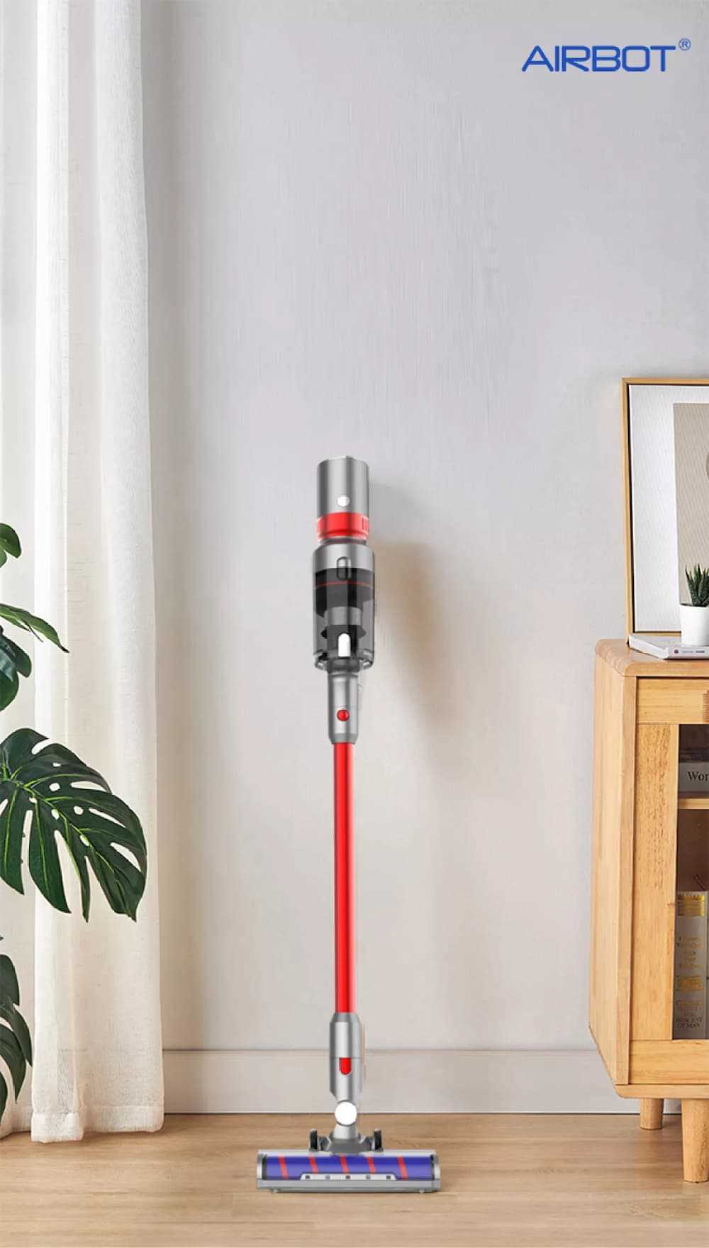 Airbot Supersonics Plus 25000Pa Cordless Portable Wireless Lightweight Handheld Stick Vacuum