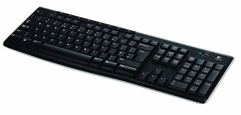 Logitech K270 Wireless Keyboard (Black) - Online at Best Price in ...