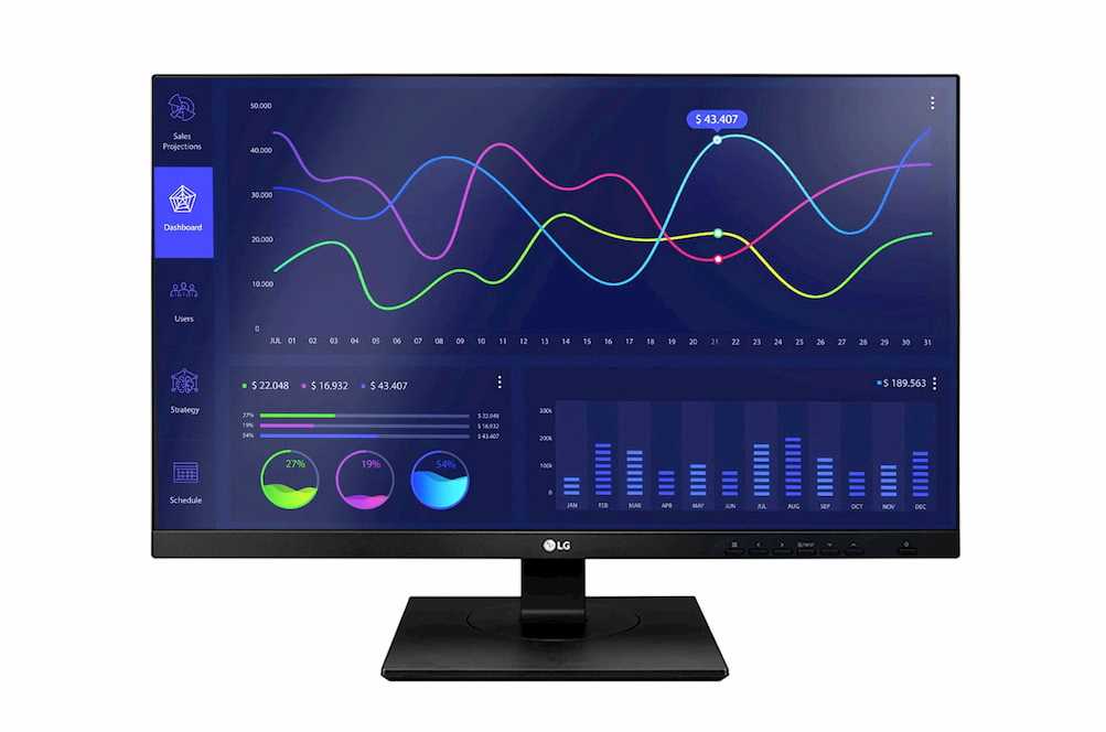 LG 27BK750YB 27Inch Class (27Inch Diagonal) IPS Multitasking Monitor Online at Best Price