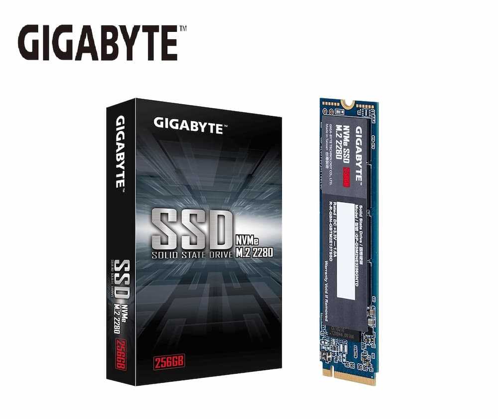 Gigabyte NVMe SSD 256GB Desktop Memory GP GSM2NE3256GNTD Online at