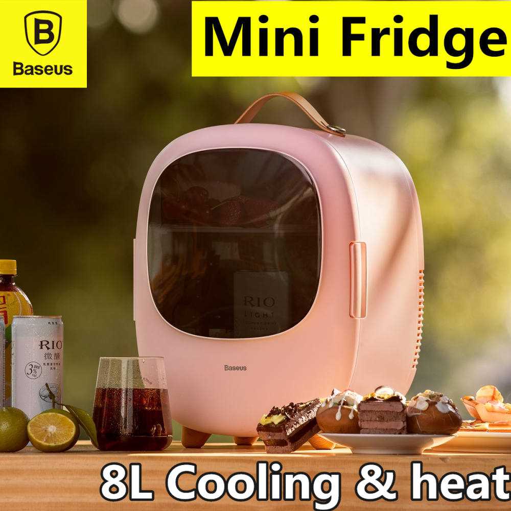 Baseus CRBX01 Mini Fridge Refrigerator 8L Cooling Heat Car Cosmetics