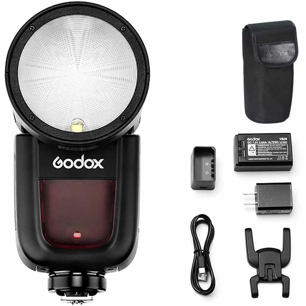Godox V1S Round Head Speedlite Camera Flash for Sony Online at Best