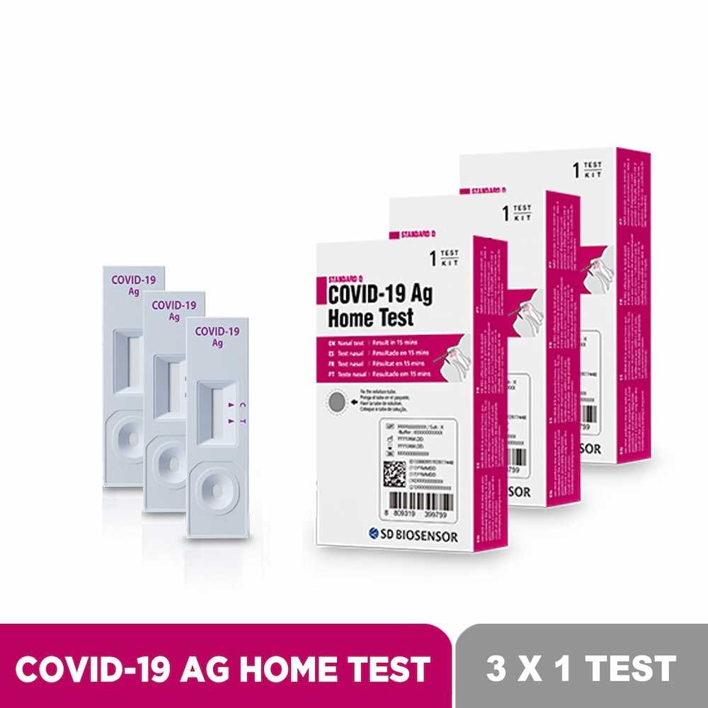 [Bundle of 3] SD Biosensor Standard Q Covid19 AG Home Test Antigen