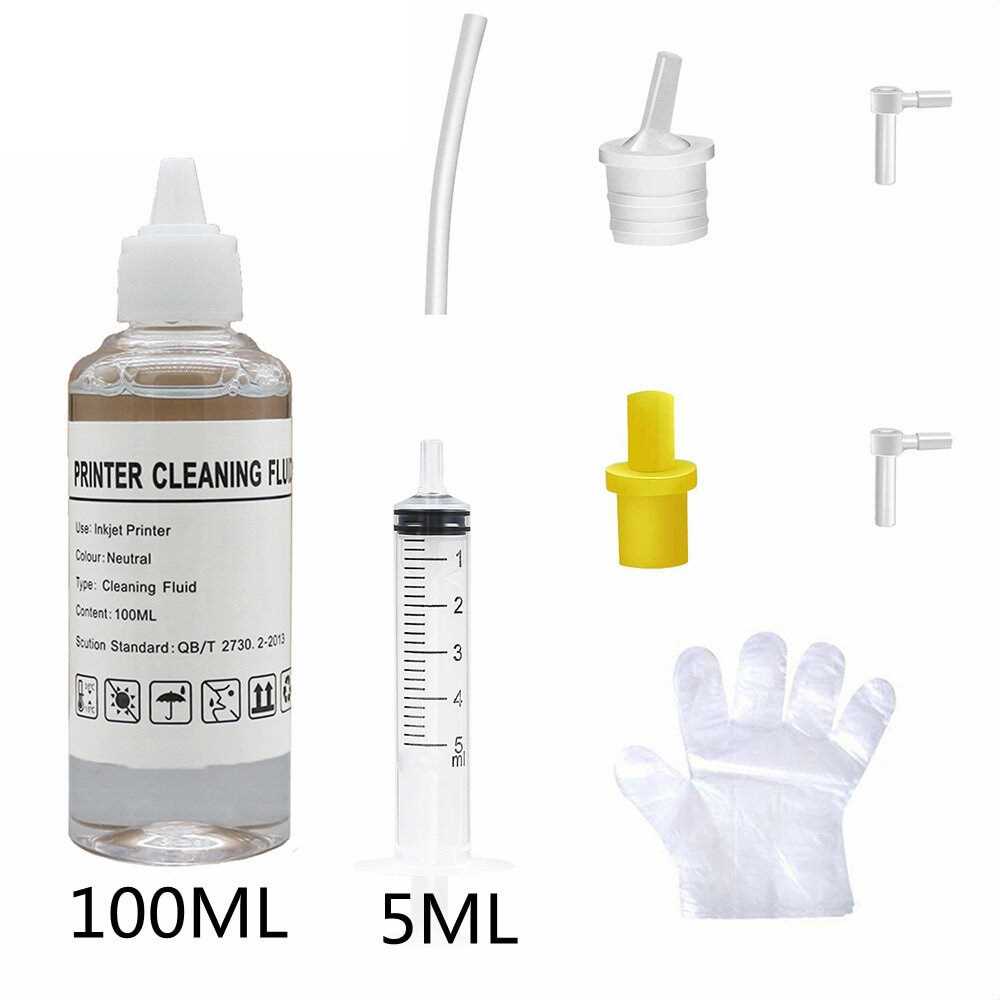 ACCCF100 100ml Print Head Cleaning Solution Liquid Fluid For HP, Epson