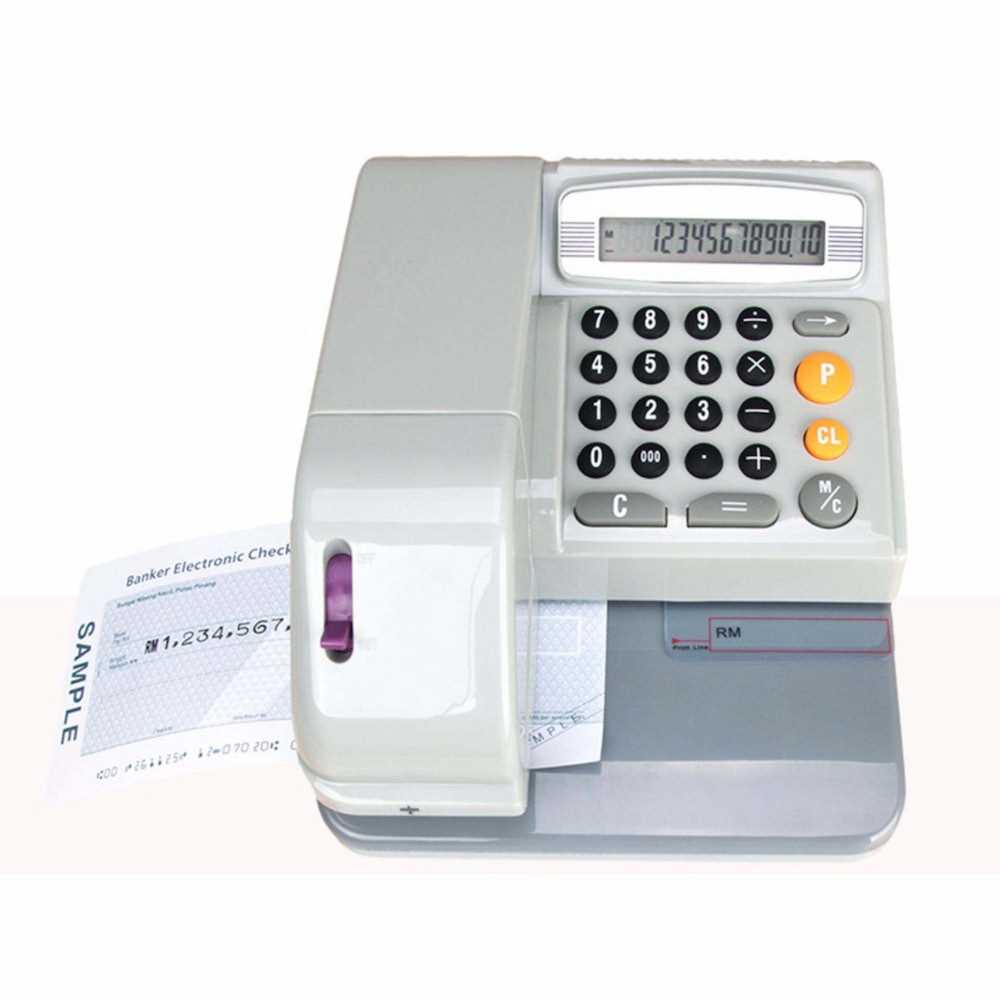 Cheque Writing Machine Supports 16 Currencies with Ink Roller Online