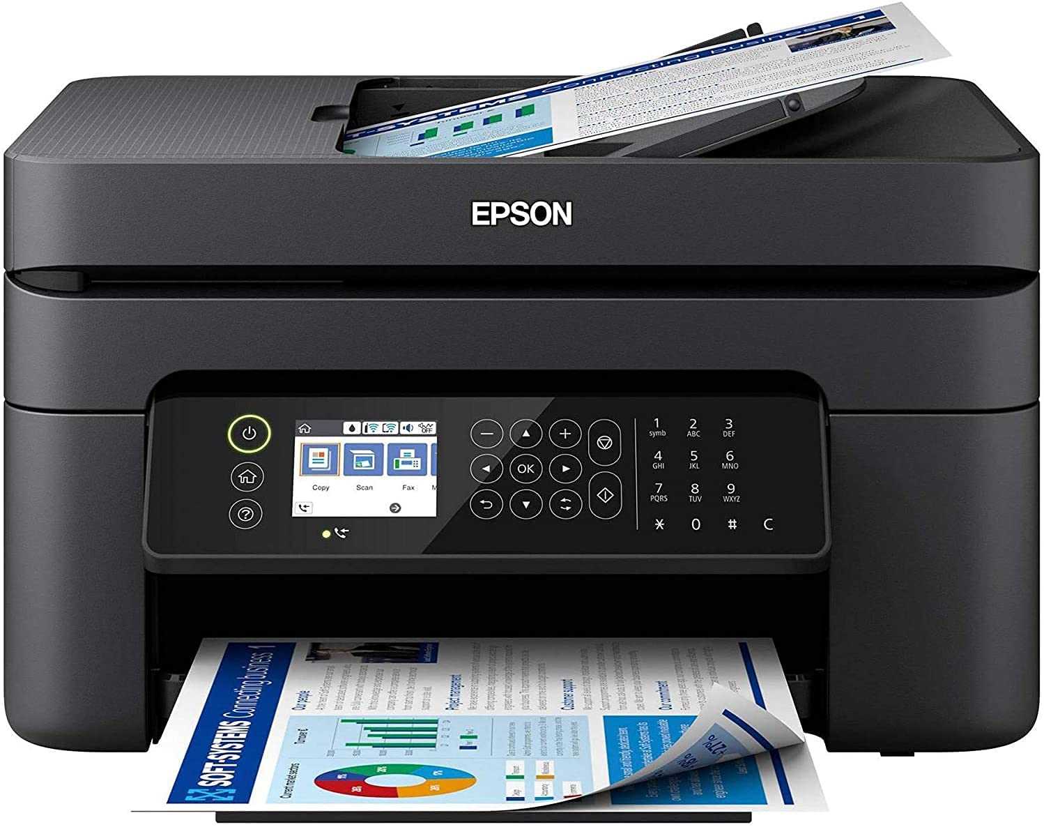 Epson WorkForce WF2850 AllinOne Color Printer Wireless Inkjet