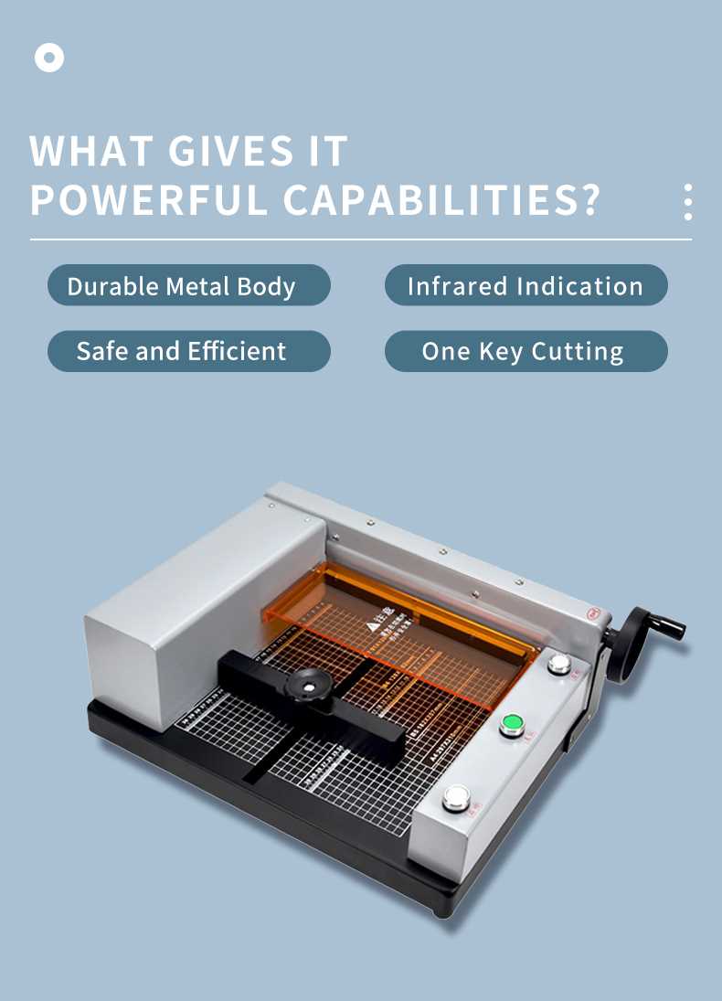 Samsmoon Desktop Paper Cutter A4 Size Electric Paper Cutter CM30S