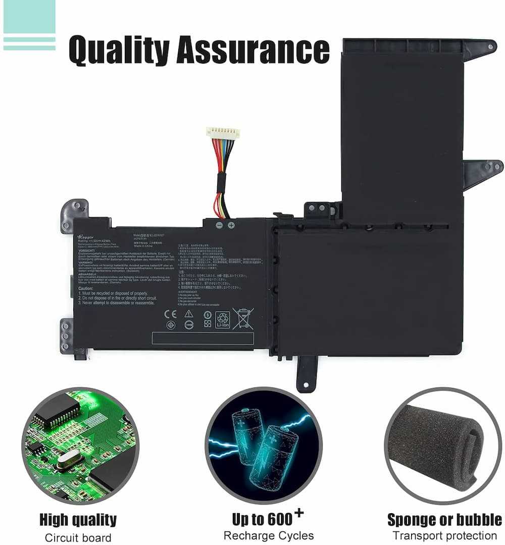 Asus Laptop Battery B31N1637 With Asus VivoBook X510 X510U X510UQ