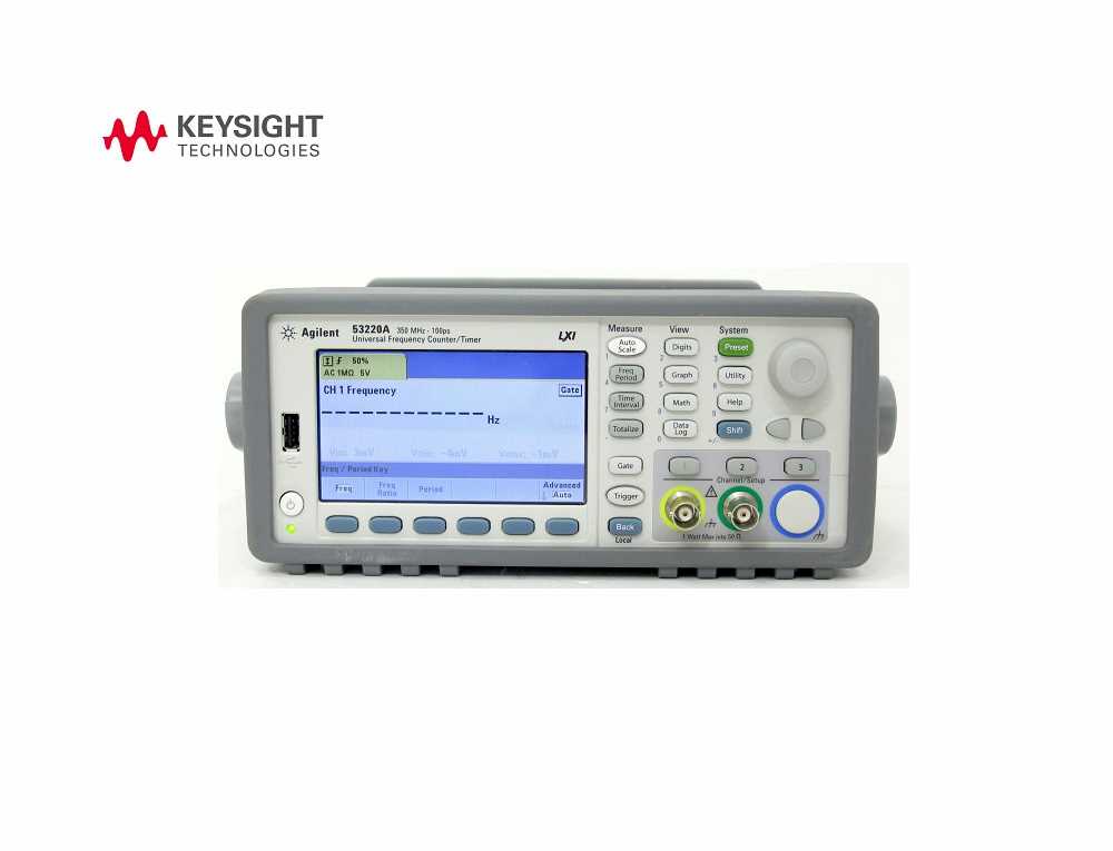 Keysight Technologies 53220A Universal Frequency Counter and Timer, 350MHz White Online at