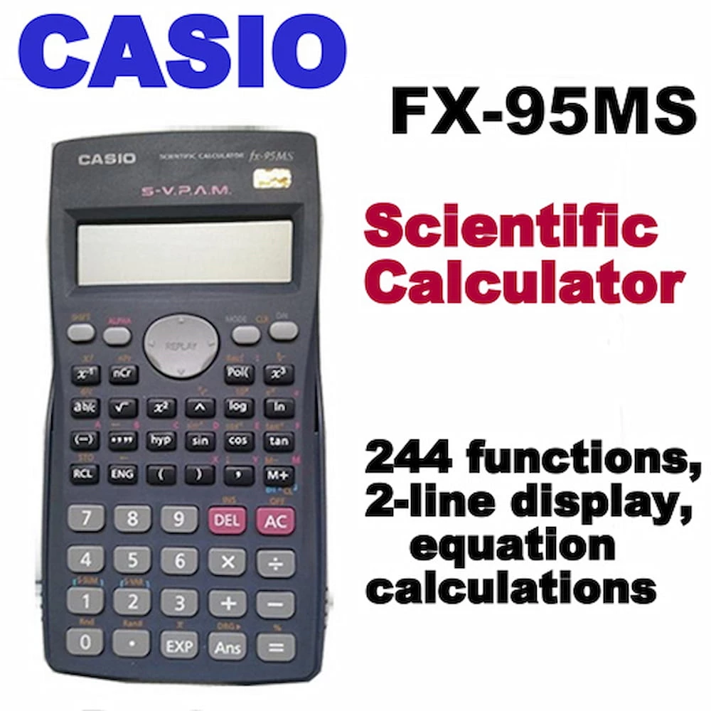 Casio FX95MS Scientific Calculator with 2line Natural Textbook