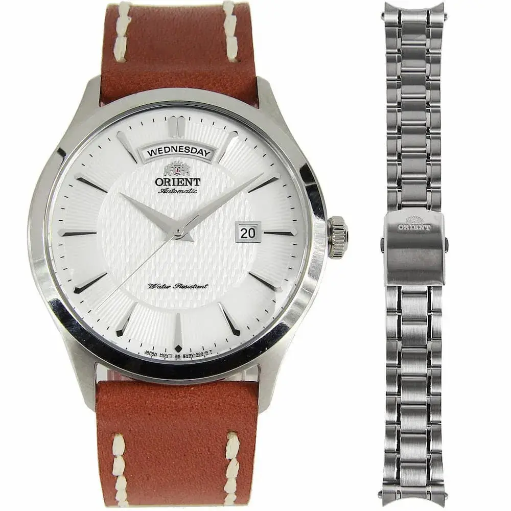 Orient EV0V001W Automatic Watch Set With Extra Strap Online at Best